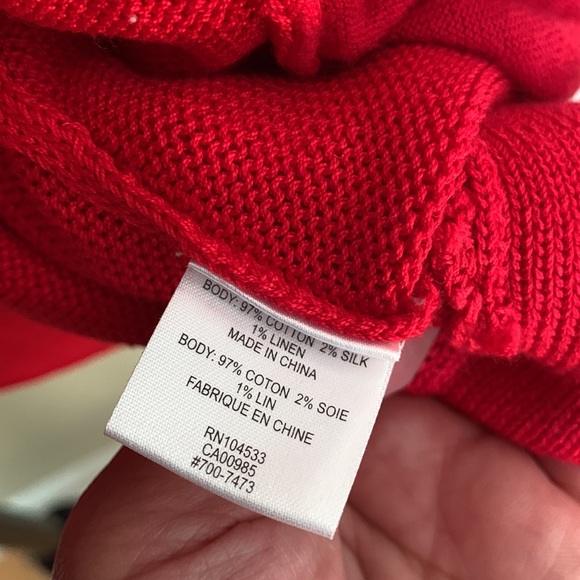 Nanette lepore red knitted cardigan - Picture 4 of 5